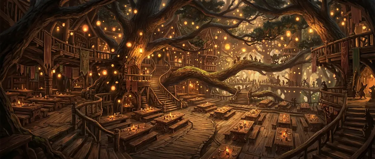 Enchanted canopy interior