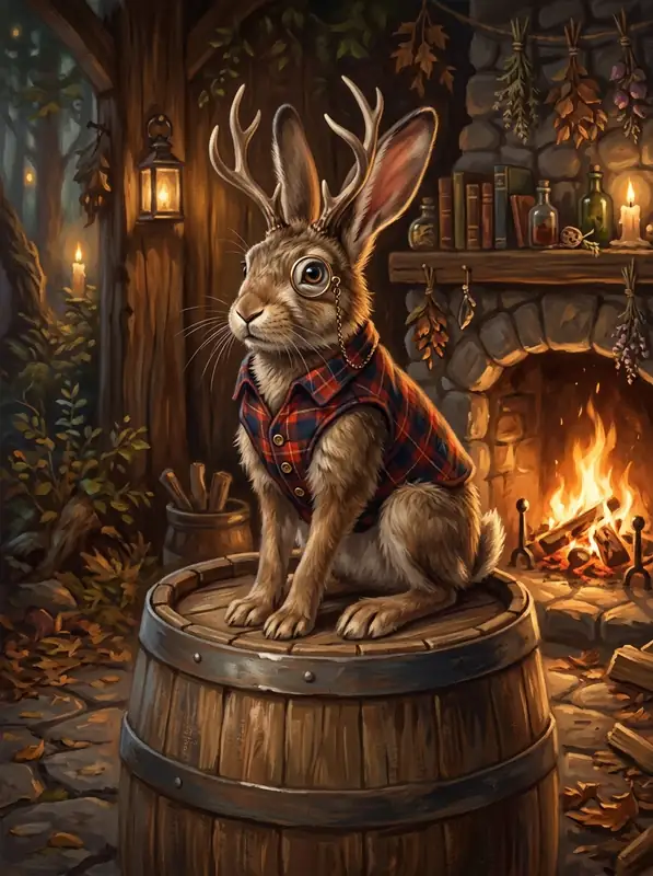 Bramble the Jackalope